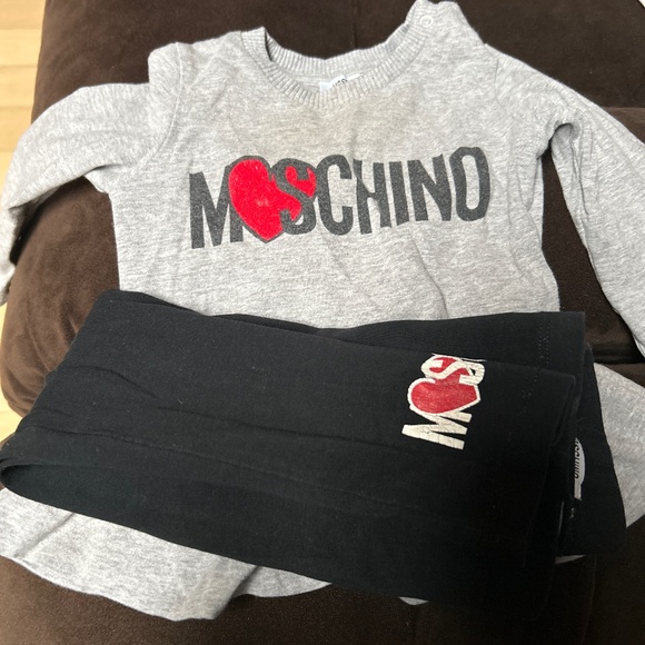 Authentic Moschino baby girl set 9-12 m - Picture 1 of 1